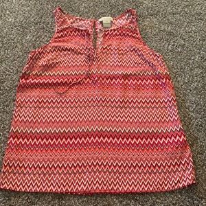 Lucky, tie front blouse